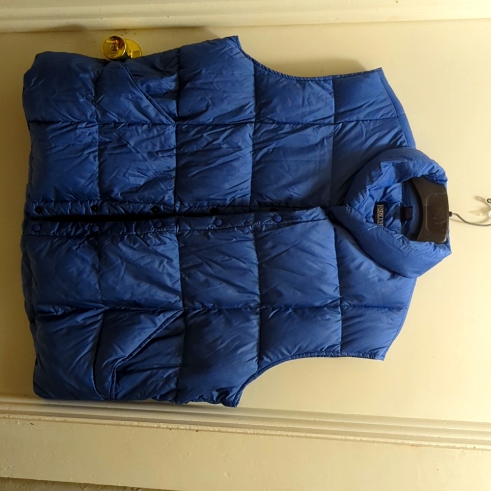 Lands' End Mens Vest with Goosedown Insulation